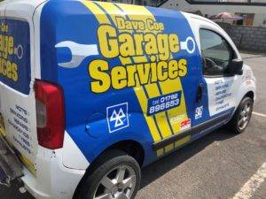Dave Coe Garage Services Van